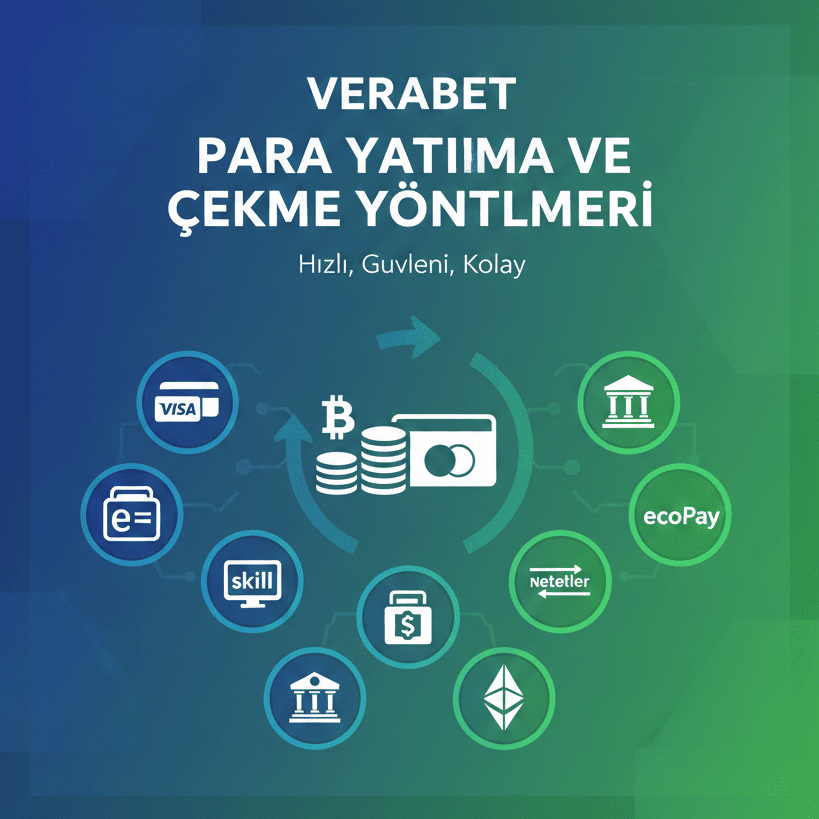Verabet Para Yatırma Çekme Yöntemleri
